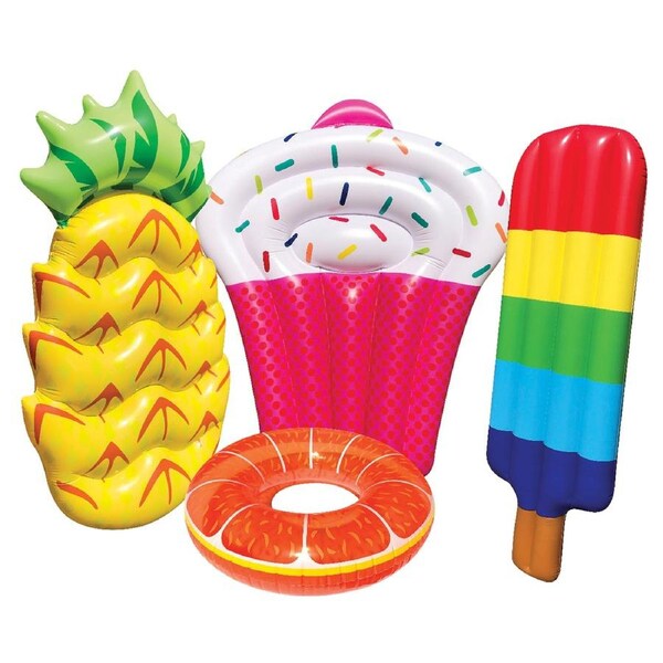 NEW PALM BEACH INFLATABLE POOL 4 PIECE PARTY PACK (751200504)