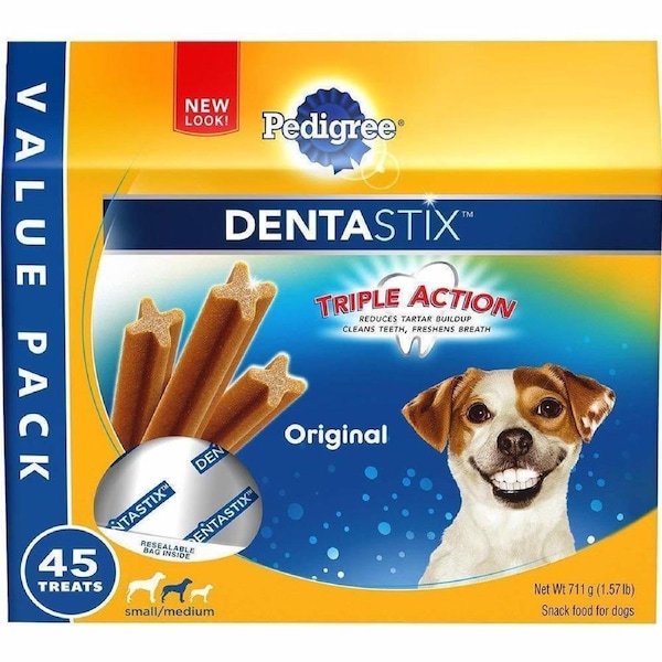 Pedigree Dog Treats Dentastix Small Breed Oral Care 4 x 28 Pack