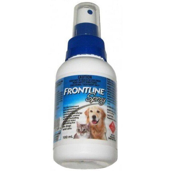 Frontline Fleas Treatment & Prevention Spray for Dogs & Cats 100ml