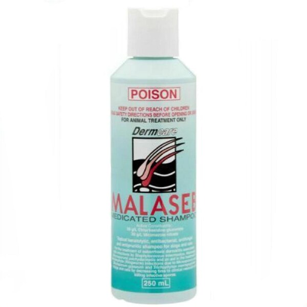 Malaseb Animal Medicated Antibacterial Foam Shampoo Treatment 250ml