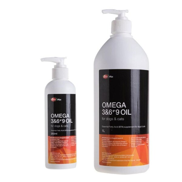 Value Plus Omega 3 & 6 Plus 9 EFA Dietary Supplement Pets 250ml