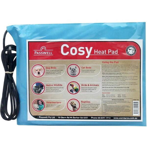 Wombaroo Cosy Heating Pad for Orphaned Marsupials Joey 26 x 36cm