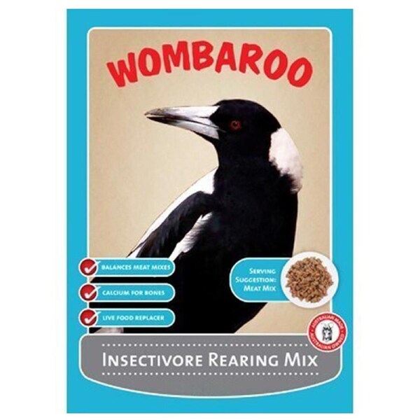 Wombaroo Insectivore Carnivorous Bird Rearing Breeding Supplement 250g