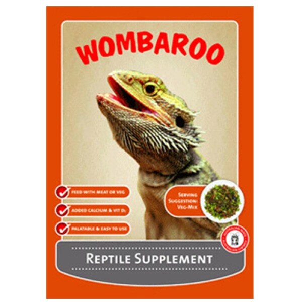 Wombaroo High Protein Vitamin Reptile Snake Dragon Lizard Food 250g