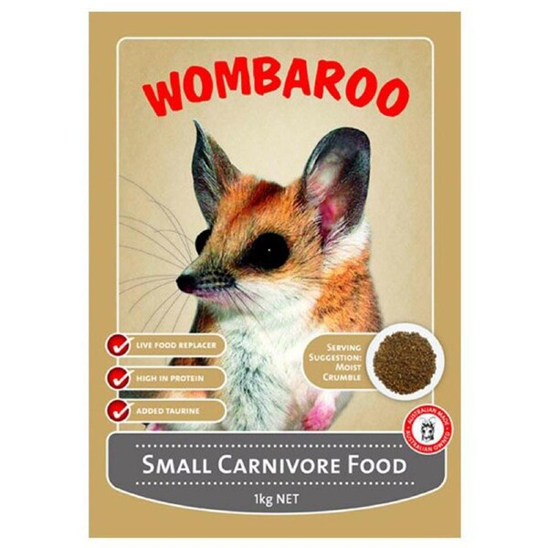 Wombaroo Small Carnivore Marsupial Mammal Live Food Substitute 250g