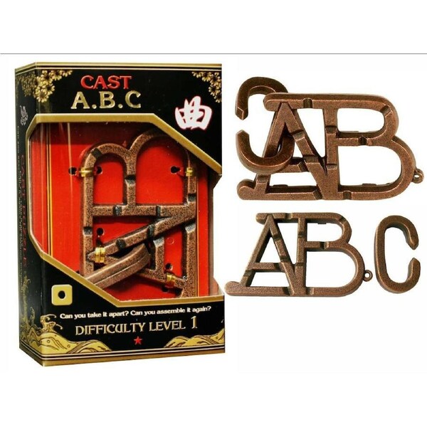 Hanayama L1 Metal Cast Puzzle Abc