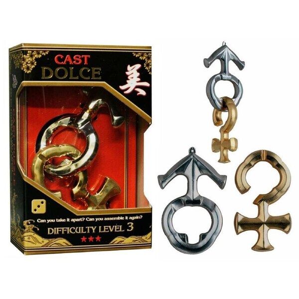 Hanayama L3 Metal Cast Puzzle Dolce