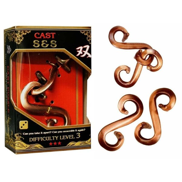 Hanayama L3 Metal Cast Puzzle S&S