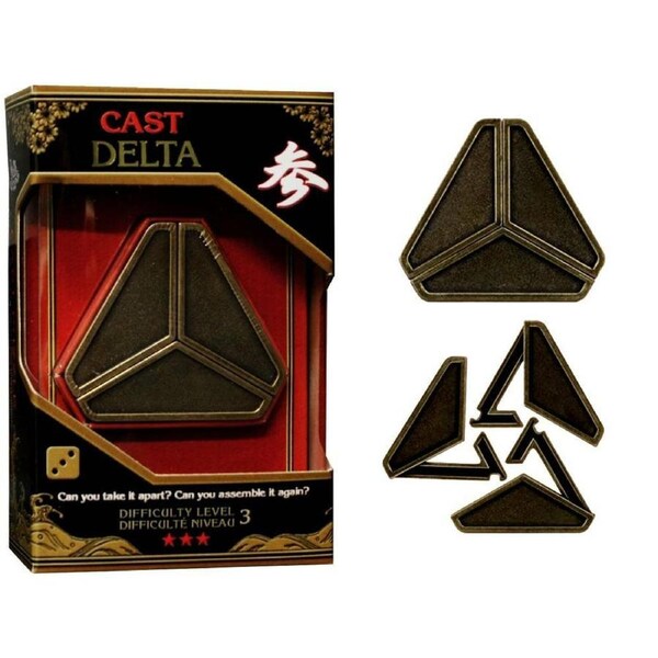 Hanayama L3 Metal Cast Puzzle Delta