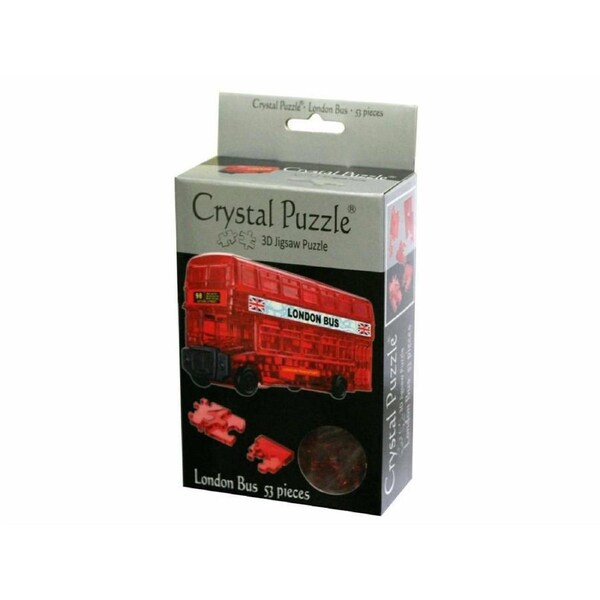 3D London Bus Crystal Jigsaw Puzzle