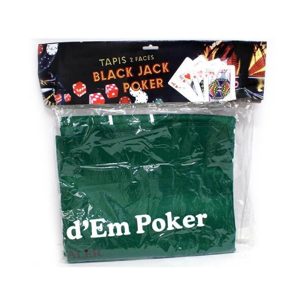 Blackjack & Poker Mat Table Top