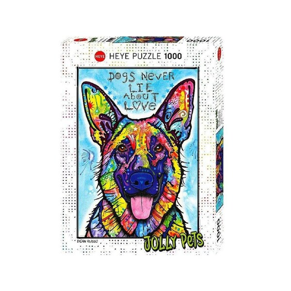 Jolly Pets Dogs Never Lie About Love Jigsaw Puzzles 1000 Pieces
