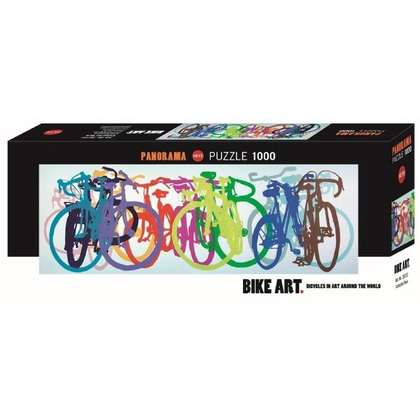BIKE ART, COLOURFUL ROW 1000pc (HEY29737)
