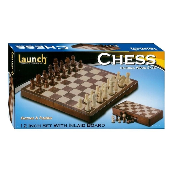 Launch Chess Set 12 Inches Inlaid