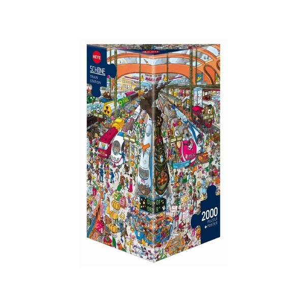Heye Jigsaw Puzzle Schone Train Station 2000 Pieces