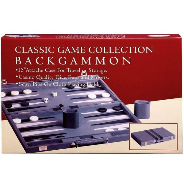 Backgammon Stitched Vinyl Classic Game