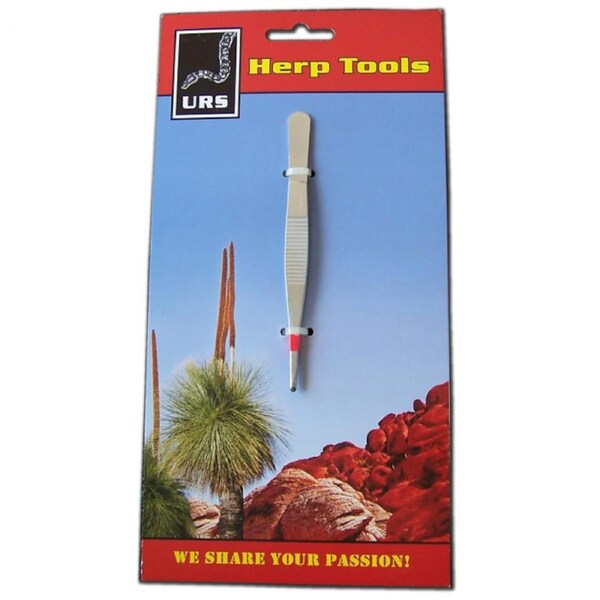 Urs Tweezers Reptile Feeding Accessory Stainless Steel 13.5cm