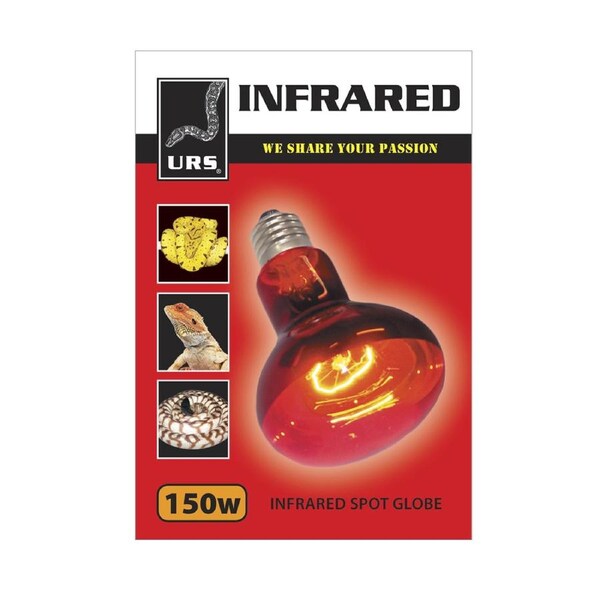 Urs Infrared Spot Heat Globe Reptile Heat Source 150w