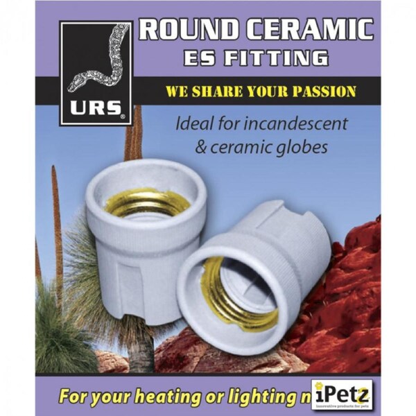 Urs Ceramic Globe Holder Edison Screw Fitting Light Bulb Holder