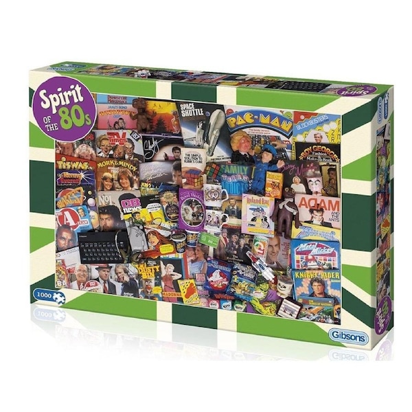Spirit of The 80s 1000pcs Puzzle By Gibsons Board Game