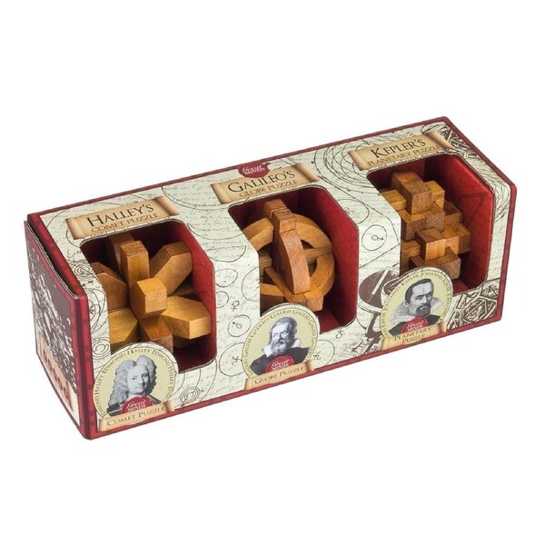 Great Minds Set Of 3 Wood Board Game Puzzle Toys