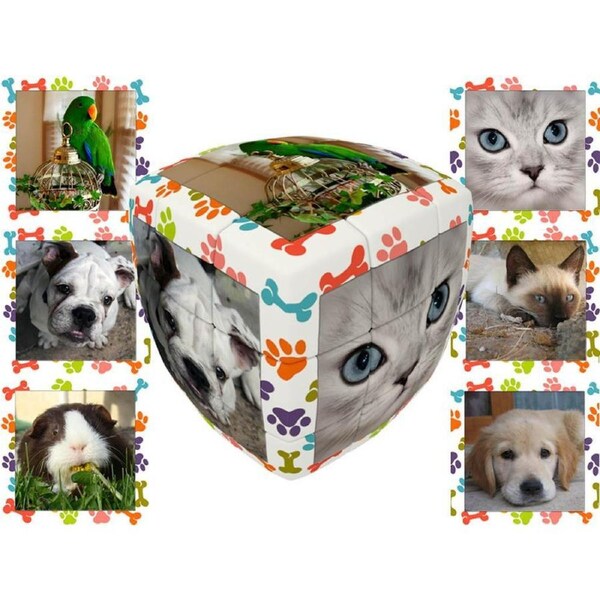 Vcube Pets 3x3 Pillow Cube Puzzles Brain Teaser Puzzle