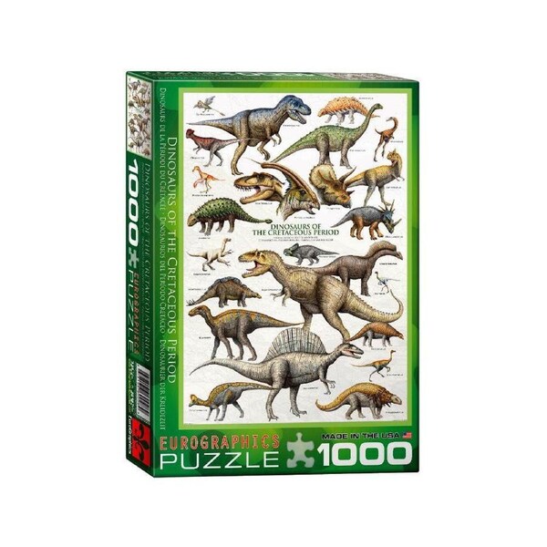 Eurographics Dinosaurs Cretaceous Period Toys Jigsaw Puzzle 1000 Piece