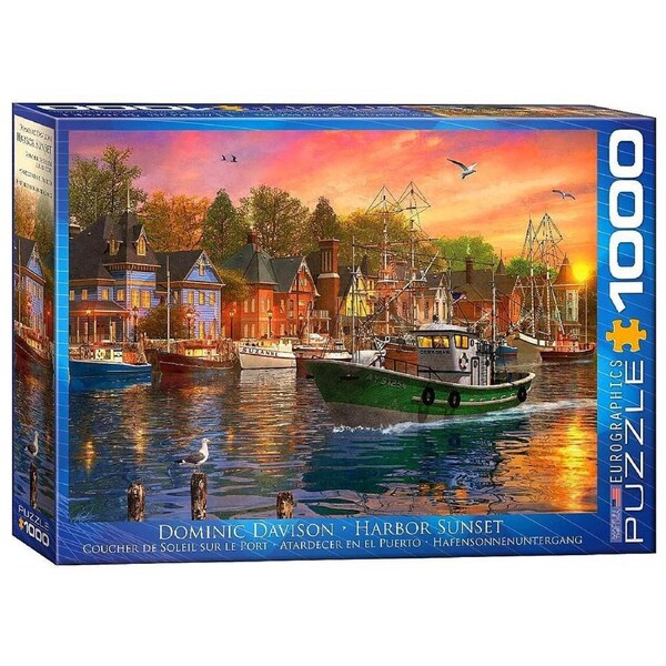 Eurographics Harbor Sunset Kid Toys Jigsaw Puzzle 1000 Piece