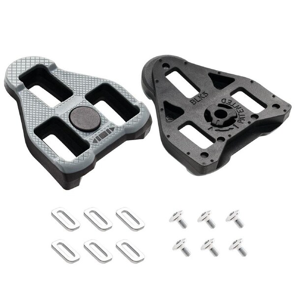 CyclingDeal Bike Cleats Compatible with Look Delta - Indoor Cycling & Road Bike Bicycle Cleat Set - Fully Compatible with Peloton (0 Degree / Fixed)