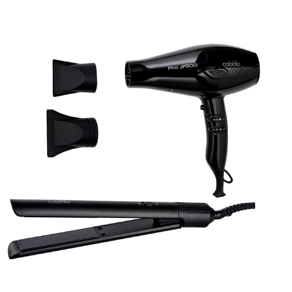 Cabello Pro 3900 Hair Dryer + Flair Hair Straightener