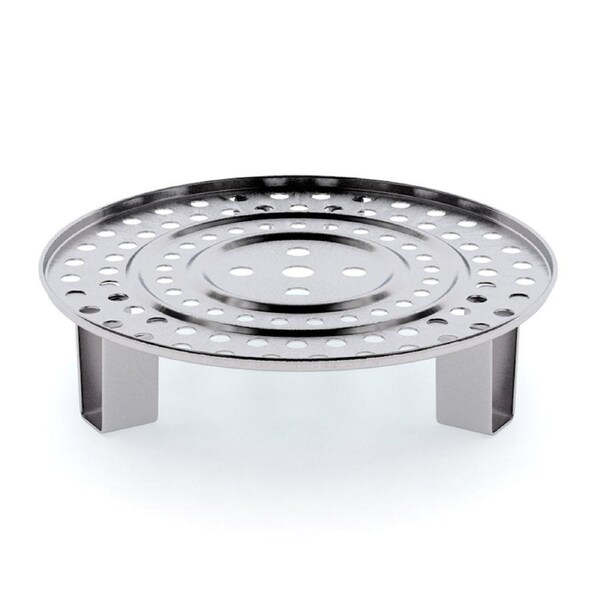 SOGA Stainless Steel Steamer Insert Stock Pot Steaming Rack 28cm