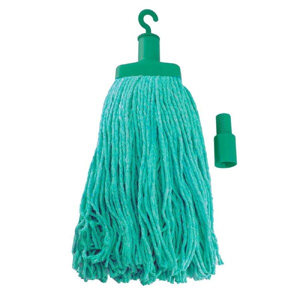 Pullman Durable Floor Mop Replacement Head for Domestic/Commercial Use Green