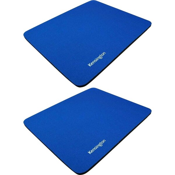 2PK Kensington Basic Mouse Pad Mat Mousepad for PC/Laptop Desktop Computer Blue