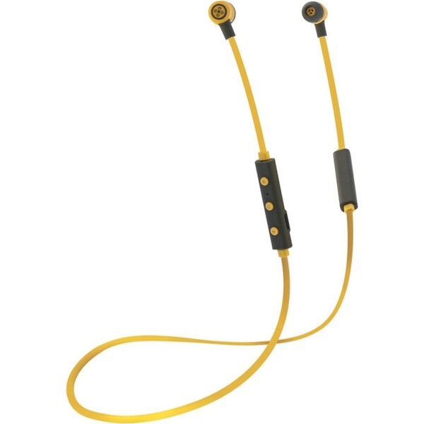 Moki Freestyle Wireless Bluetooth Earphones Headset w/ Mic For Smartphone Yellow