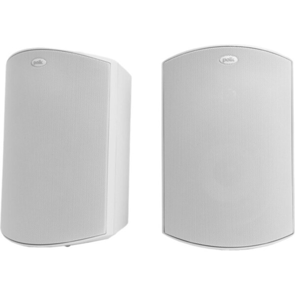 Polk Audio Atrium 6 Wall Mount All Weather Outdoor Speakers/5.25" Drivers White