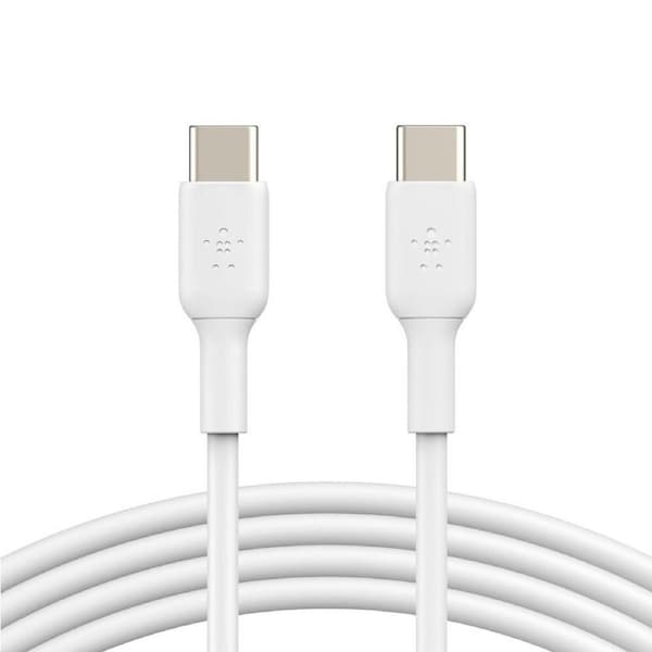 Belkin 2M USB-C to USB-C Data Charging Cable for HTC/LG/Samsung S9/S10 White