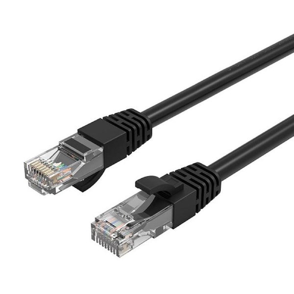 Cruxtec 10m CAT6/RJ45 Network Lead Cable LAN Ethernet Internet Router Cord Black