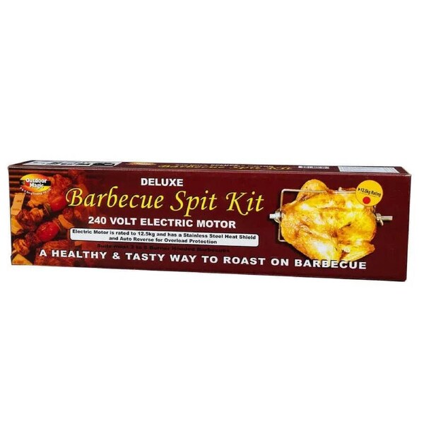 Spit Rotisserie Kit 240v Motor - Outdoor Magic