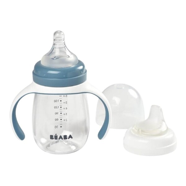 Beaba 2-in-1 Learning Cup 210ml - Windy Blue