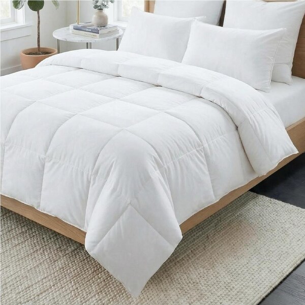 250GSM DreamZ Season Quilt Siliconized Fiberfill Doona Duvet - Queen