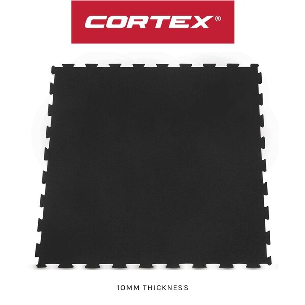 CORTEX Interlocking Rubber Gym Floor Mat 10mm