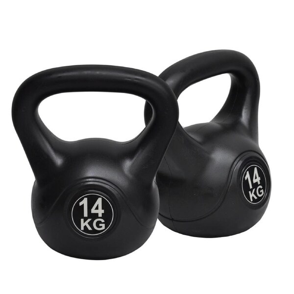 14 + 14kg Total 28kg Kettlebell Weight Home Gym Training Kettle Bell Exercise