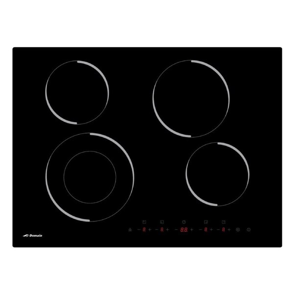 Domain Ceramic Electric Cooktop with Touch Controls - 700mm