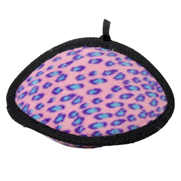 Ultimate Odd Ball Pink Leopard Tuff Dog Toy for Medium & Large Dogs by Tuffy