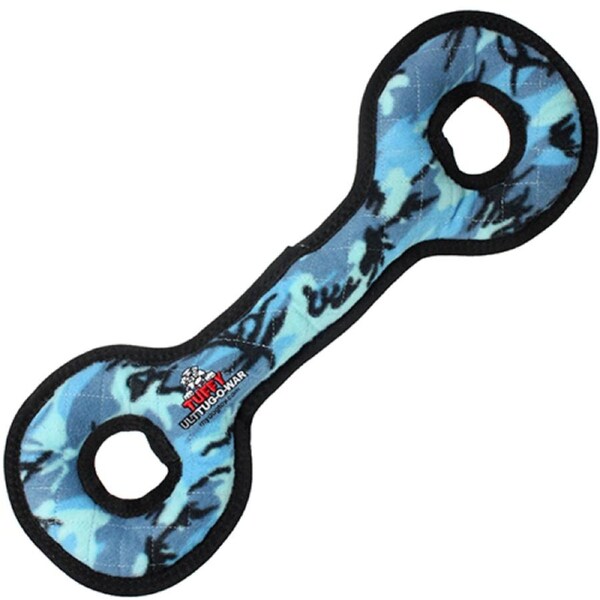 Ultimate Tug-O-War Camo Blue Tuff Dog Toy for Medium & Large Dogs by Tuffy