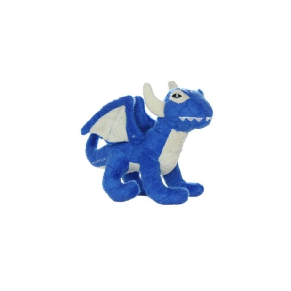 Mighty Junior Dragon Blue Tuff Dog Toy for Small & Medium Dogs by Tuffy