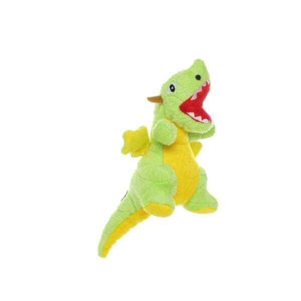 Mighty Junior Dragon Green Tuff Dog Toy for Small & Medium Dogs by Tuffy