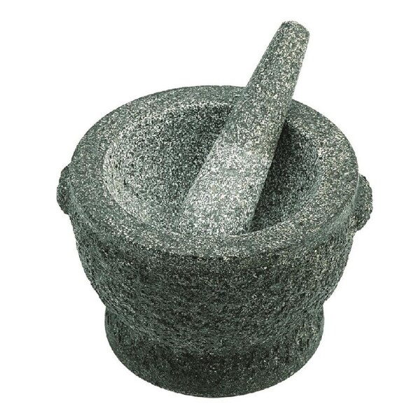 Avanti Rough Grey Mortar and Pestle 11cm x 17cm