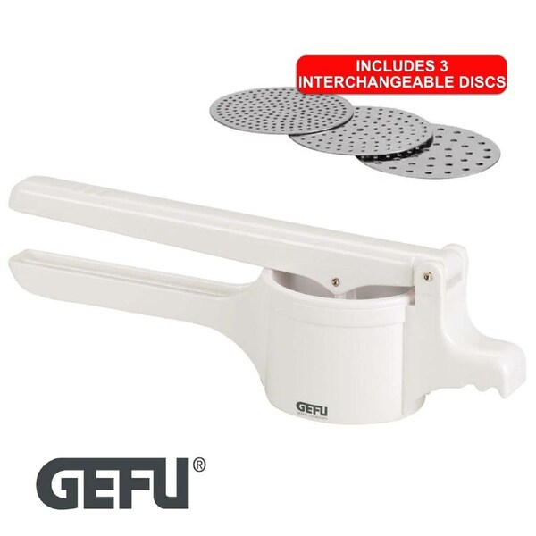 Gefu Presco Potato & Spaetzle Ricer Press Strainer Masher - 3 Disks