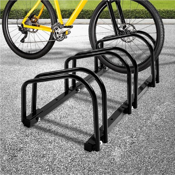 Monvelo 3-Bike Rack Floor Stand Bicycle Parking Holder